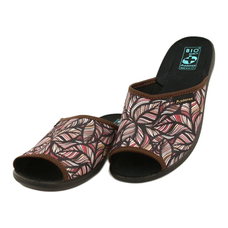 Adanex Tęg hinterlässt Flip-Flops. G1 / 2 24616 beige braun rot 3