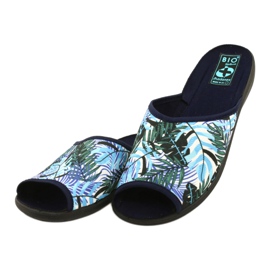 Adanex Tęg hinterlässt Flip-Flops. G1 / 2 25906 weiß blau grün 3