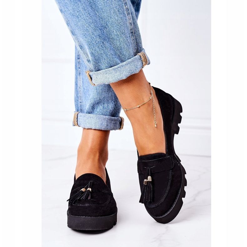 Lewski Shoes Wildleder-Loafer Lewski Schuhe 3053 Schwarz 2