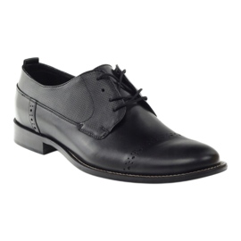Badura klassische schwarze Herrenschuhe 7599 1