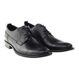 Badura klassische schwarze Herrenschuhe 7599 4