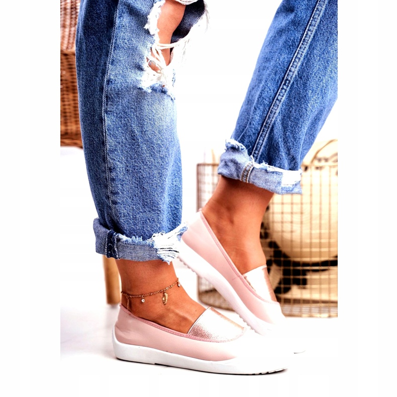 LU BOO Sneakers Slip-on-Sneakers Rosa Justy 1