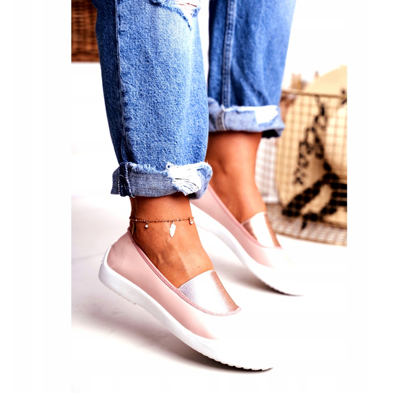 LU BOO Sneakers Slip-on-Sneakers Rosa Justy 2