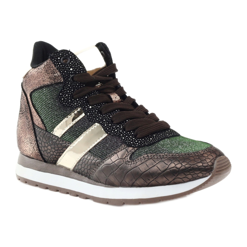 McArthur Damen Metallic Copper Sports Schuhe braun 1