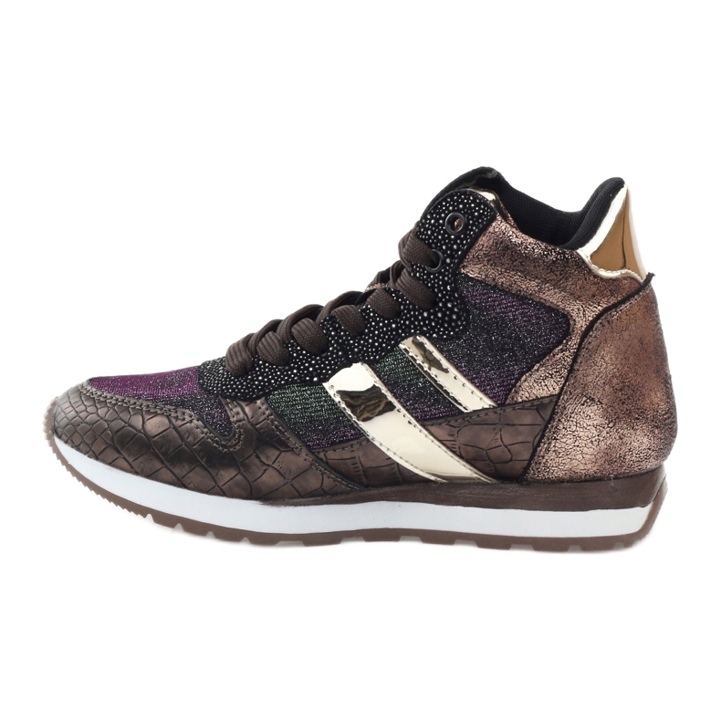 McArthur Damen Metallic Copper Sports Schuhe braun 2