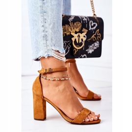 PS1 Wildledersandalen auf einer Kamel-Florenz-Bar braun 2