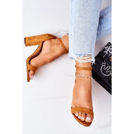 PS1 Wildledersandalen auf einer Kamel-Florenz-Bar braun 1