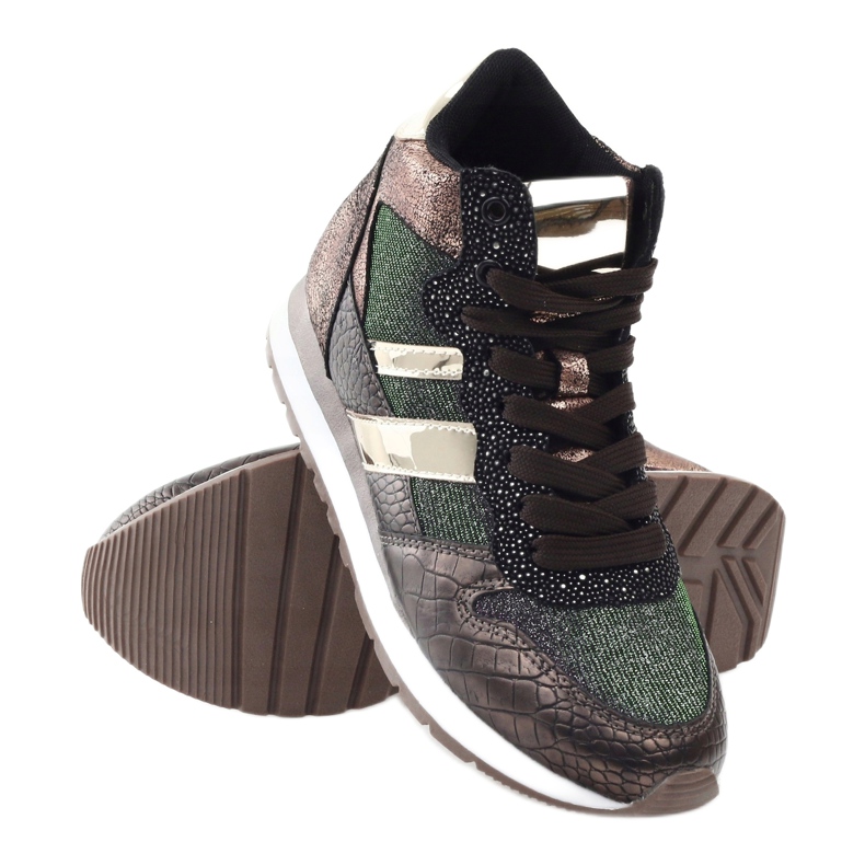 McArthur Damen Metallic Copper Sports Schuhe braun 3