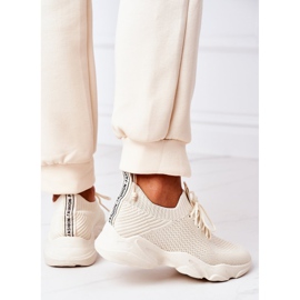 PS1 Damen Sportschuhe Sneakers Beige Fashion 1