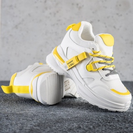 SHELOVET Weiße Mode-Turnschuhe 1