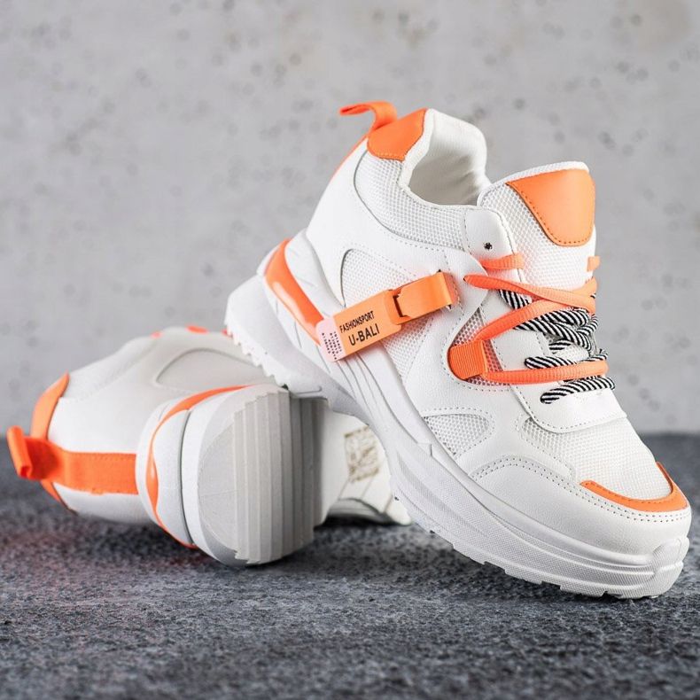 SHELOVET Weiße Mode-Turnschuhe 1