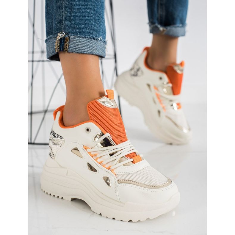 Marquiz Mode-Turnschuhe beige 1