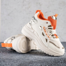 Marquiz Mode-Turnschuhe beige 2