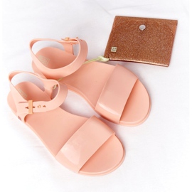 Duftende umweltfreundliche Gummisandalen ZAXY HH285123 Nude beige rosa 1