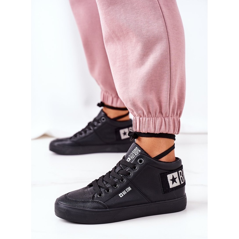 Damen Sneaker Big Star Warm Schwarz EE274351 2