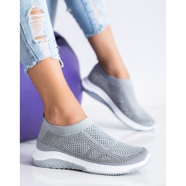 SHELOVET Slip-on-Sneakers grau 2