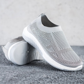 SHELOVET Slip-on-Sneakers grau 1