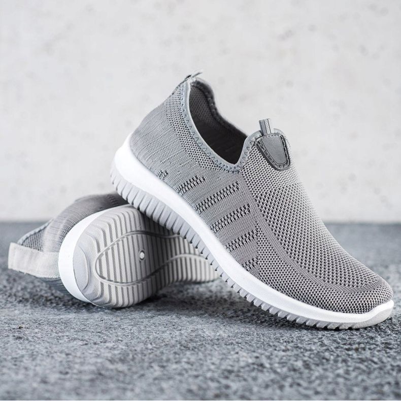 SHELOVET Sportschuhe zum Hineinschlüpfen grau 1