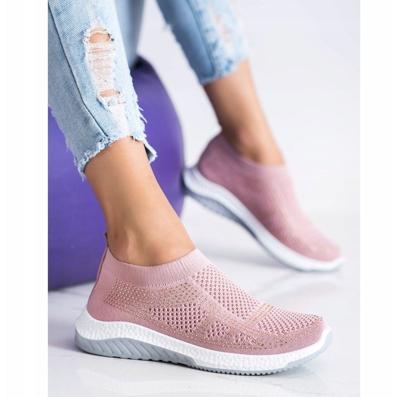 SHELOVET Slip-on-Sneakers rosa 2