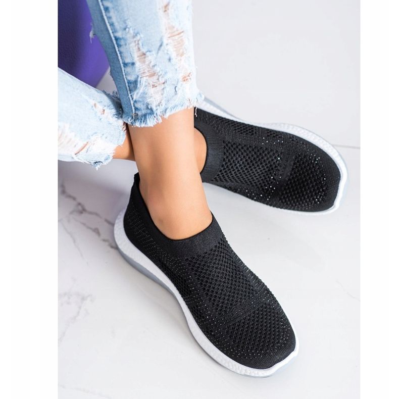 SHELOVET Slip-on-Sneakers schwarz 1
