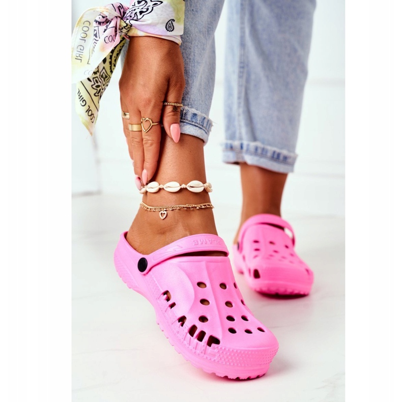 Flameshoes Hellrosa Eva-Hausschuhe für Damen 1