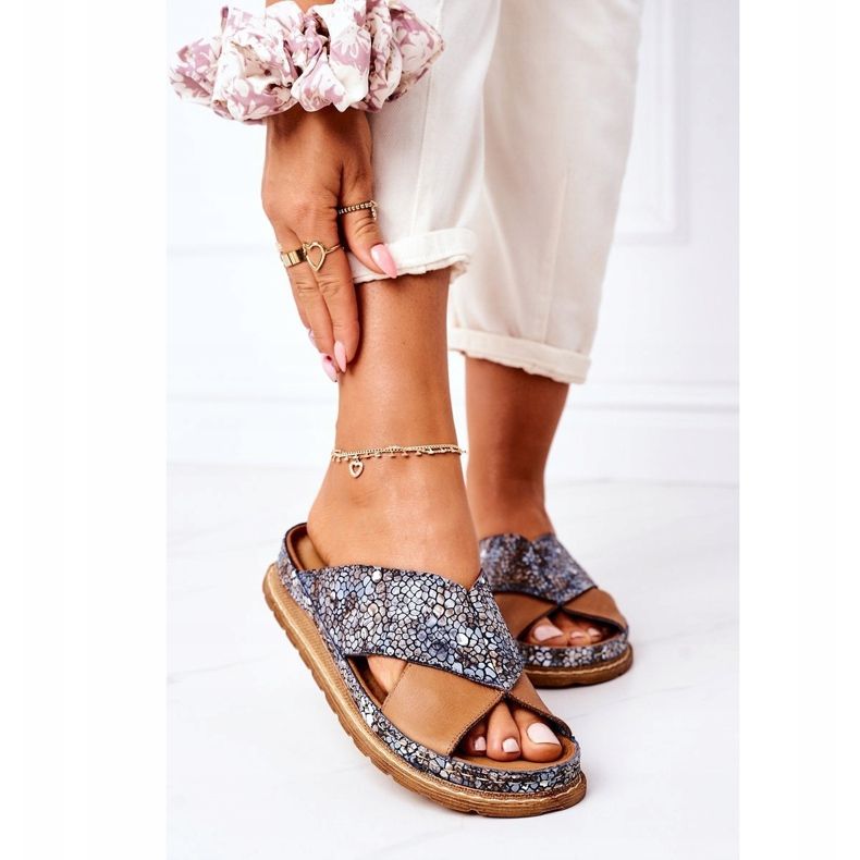 Hausschuhe aus Leder Maciejka 04986-02 Braun 2