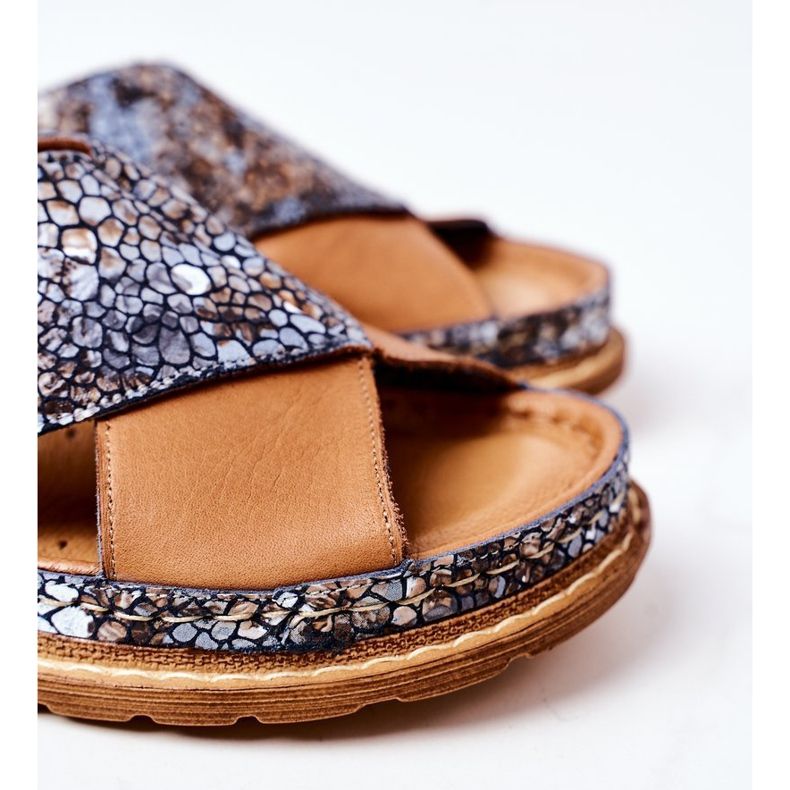 Hausschuhe aus Leder Maciejka 04986-02 Braun 1