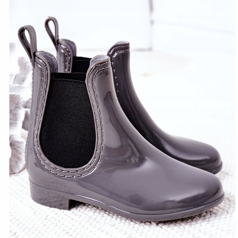 Galoschen Jodhpur-Stiefel für Kinder Grey Lily grau 2