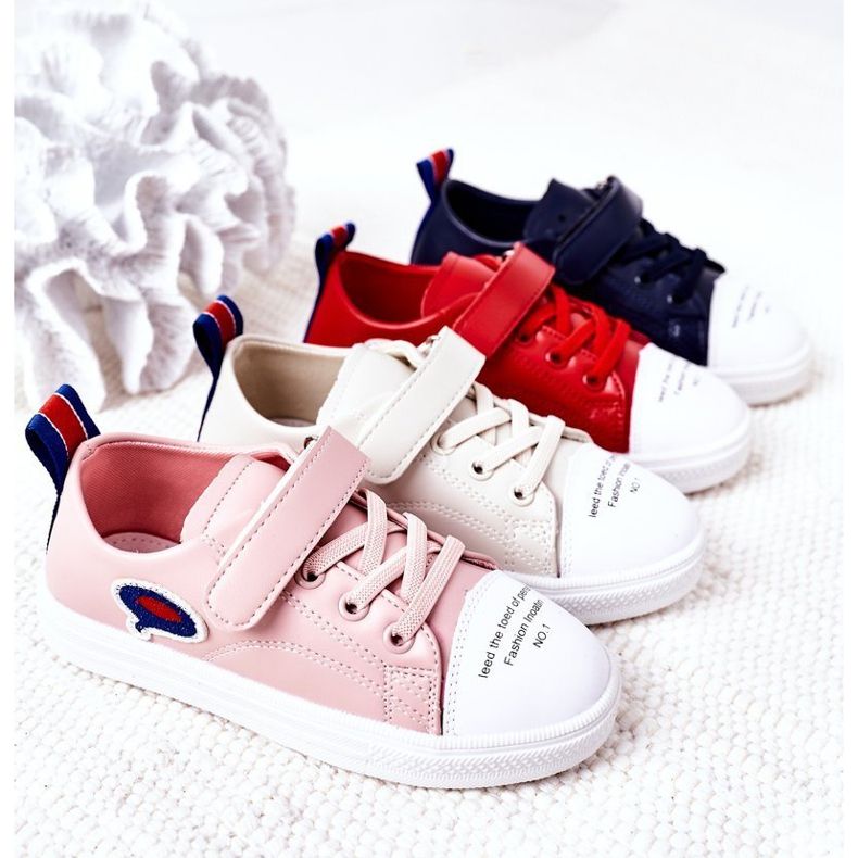 Apawwa Marineblaue Cartoon-Klett-Turnschuhe für Kinder 1