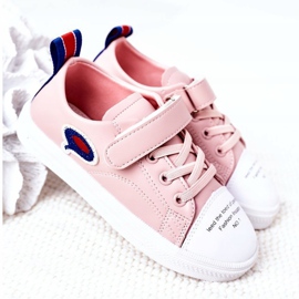 Apawwa Rosa Cartoon-Sneaker mit Klettverschluss für Kinder 2