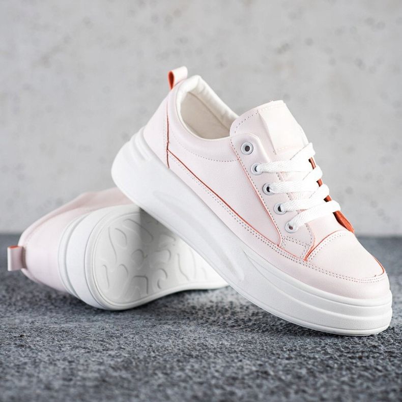 SHELOVET Fashion Sneakers auf der Plattform rosa 1