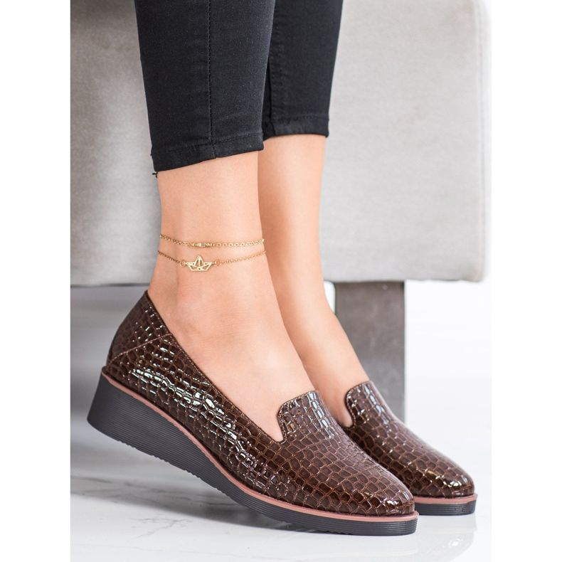 Lordsy Schlangenprint VINCEZA braun 1