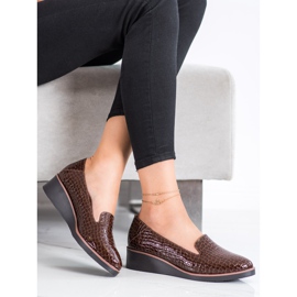 Lordsy Schlangenprint VINCEZA braun 2