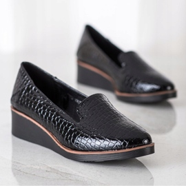 Lordsy Schlangenprint VINCEZA schwarz 1