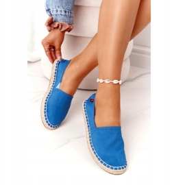 Espadrilles auf geflochtener Sohle Big Star DD274A152 Blau 1