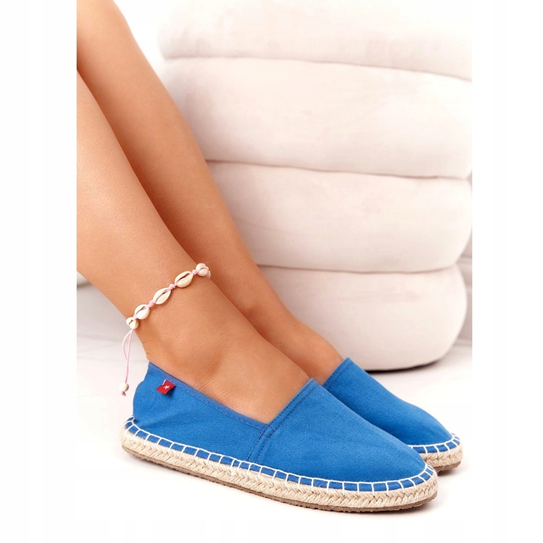 Espadrilles auf geflochtener Sohle Big Star DD274A152 Blau 3