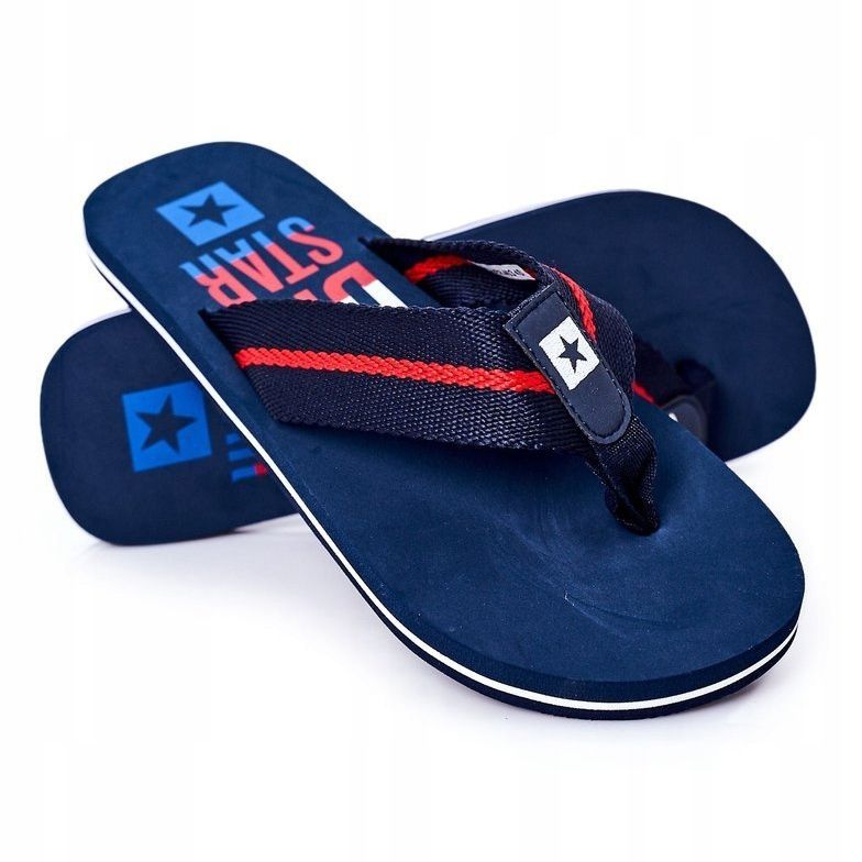 Herren Flip-Flops Big Star FF174478 Marineblau navy blau 1