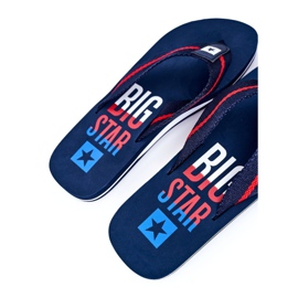 Herren Flip-Flops Big Star FF174478 Marineblau 2