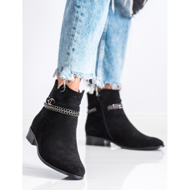 Stiefel mit dekorativer Kette VINCEZA schwarz 2