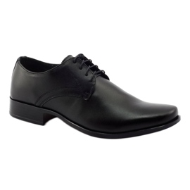 ABIS Herren formelle Schuhe 083 schwarz 1