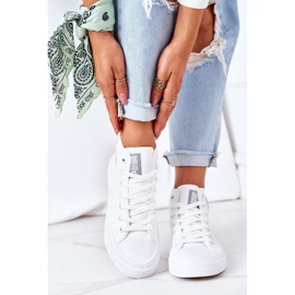 Damen High Sneakers Big Star GG274016 Weiß 1