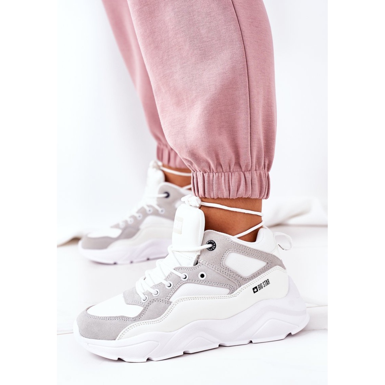 Damen Sportschuhe Sneaker Big Star GG274643 Weiß 2