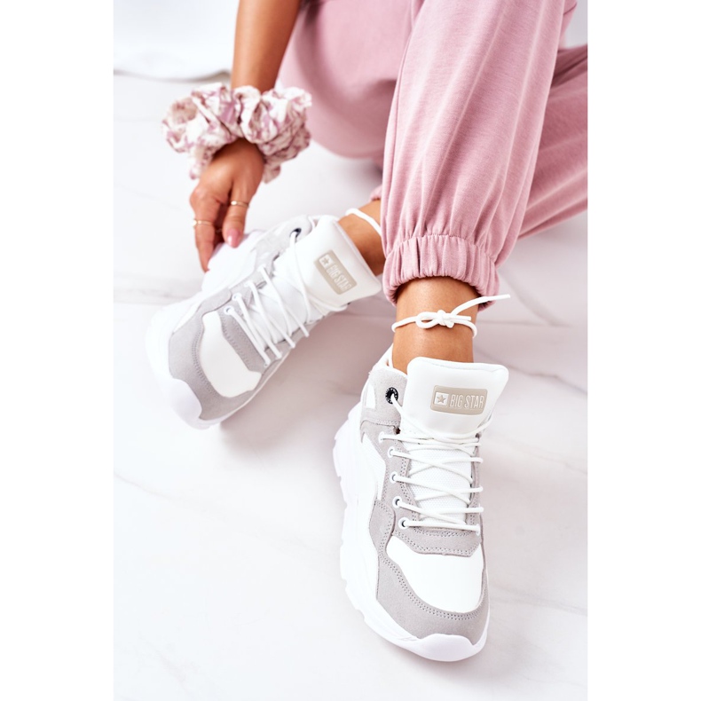 Damen Sportschuhe Sneaker Big Star GG274643 Weiß 1