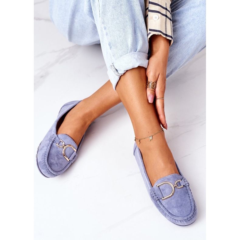 PS1 Damen Wildleder Loafer Blau Downtown 1