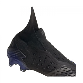Adidas Predator Freak + Fg M FY6241 Fußballschuhe schwarz schwarz 1