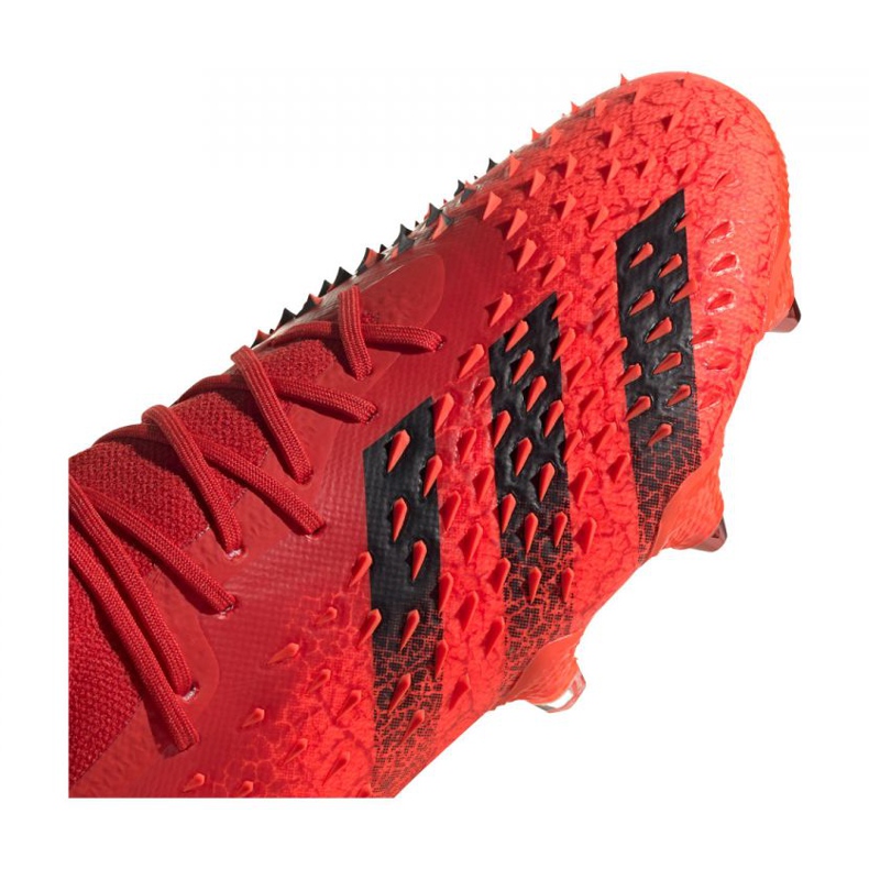 Adidas Predator Freak.1 Low Sg M FY6267 Fußballschuhe rot schwarz rot 2