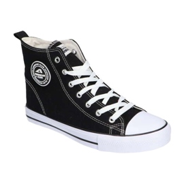 American Club LH01/22 High Sneaker schwarz gebunden 3