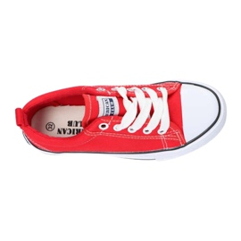 American Club Rote American LH23 Sneakers mit Schnürung ['rot'] 2