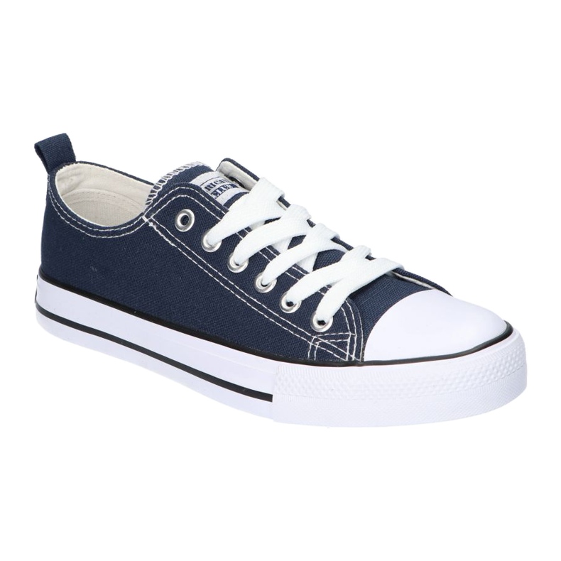 American Club Frauen -Sneaker amerikanische LH10 Navy Blue gebunden mehrfarbig 1