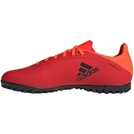 Adidas X Speedflow.4 Tf M FY3336 Fußballschuhe rot orangen und rottöne 2